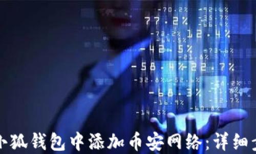 
如何在小狐钱包中添加币安网络：详细步骤指南