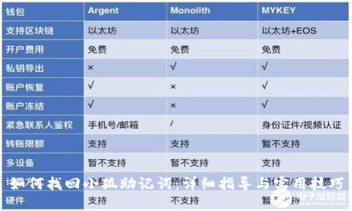 如何找回小狐助记词：详细指导与实用技巧